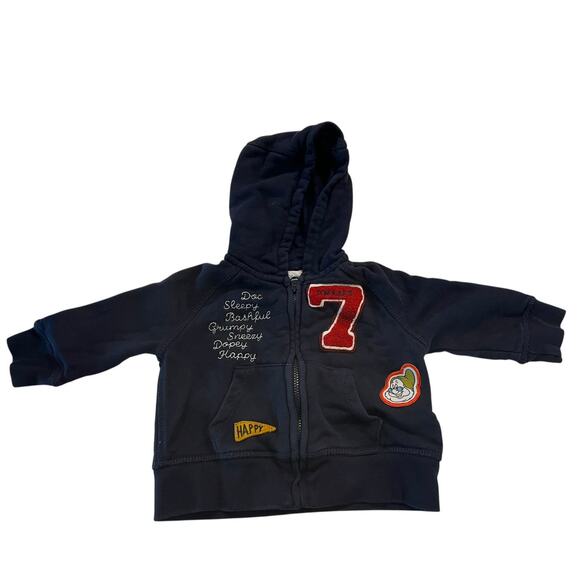 Gap Disney Snow White and the Seven Dwarfs Hoodie Jacket 6/12 Mo - Picture 1 of 4